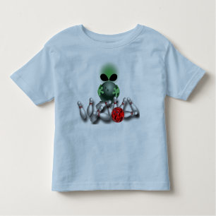 Bowlings-alien-T-Shirt Kleinkind T-shirt