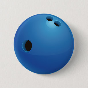 Bowlings-Ball-Knopf Button