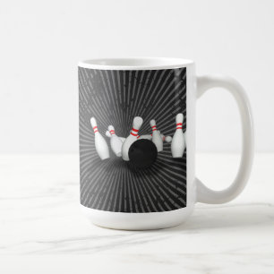 Bowlings-Ball u. Buttone: Modell 3D: Kaffee-Tasse Tasse
