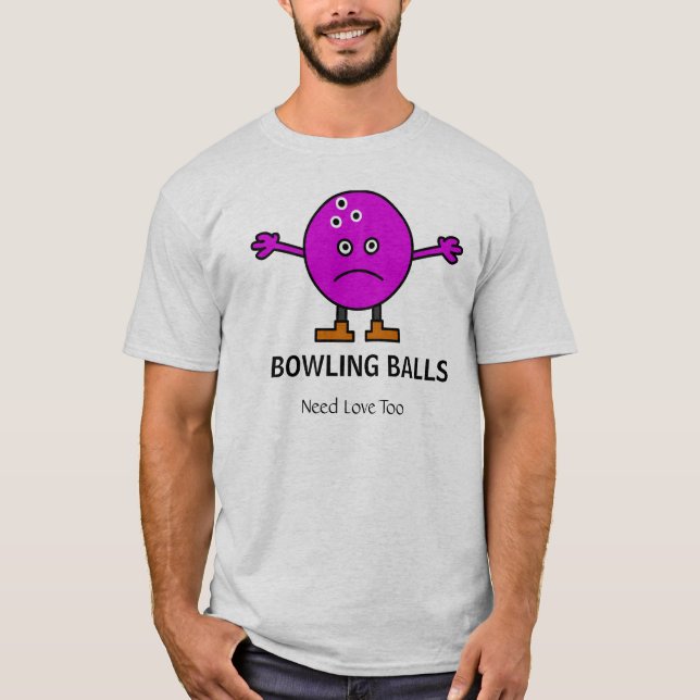 Bowlings-Bälle T-Shirt (Vorderseite)