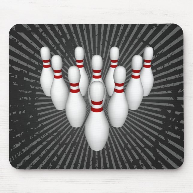 Bowlings-Buttone: Modell 3D: Mousepad (Vorne)