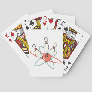 Bowlings-Buttone Spielkarten