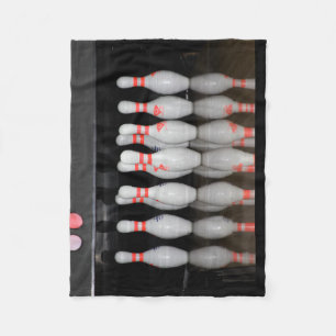 Bowlings-Decke (klein) Fleecedecke