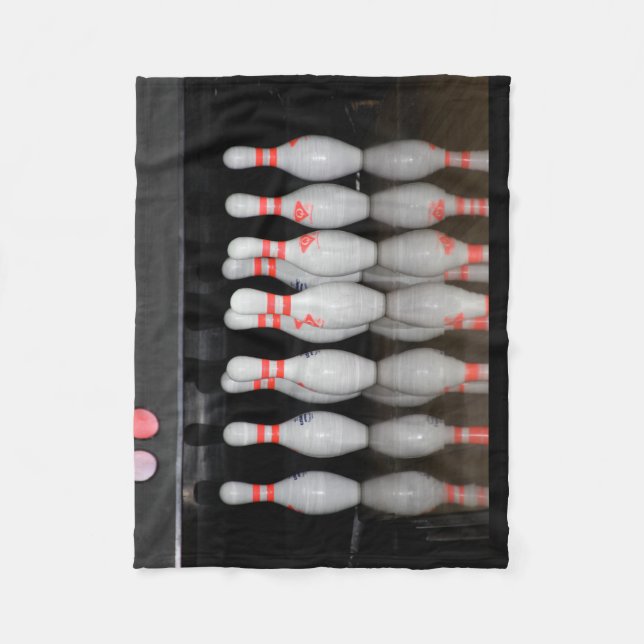 Bowlings-Decke (klein) Fleecedecke (Vorderseite)