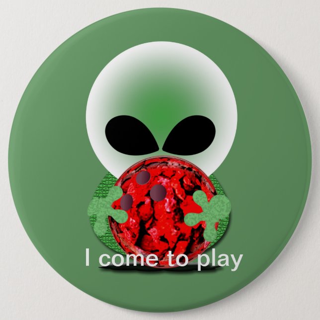 Bowlings-Fan Button (Vorderseite)