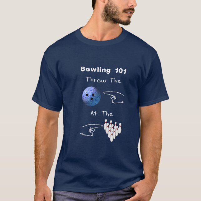 Bowlings-Grundlagen T-Shirt (Vorderseite)