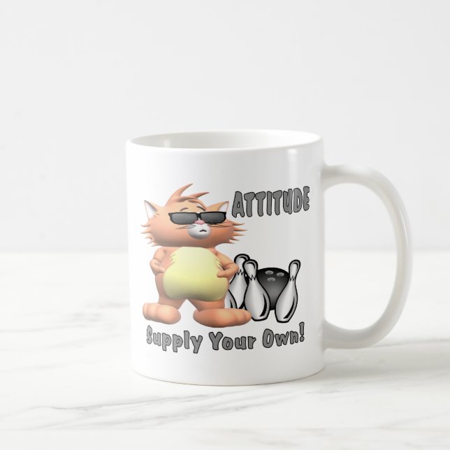 Bowlings-Katze: Haltung Kaffeetasse (Rechts)
