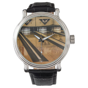 Bowlings-Liga-Zeit Armbanduhr