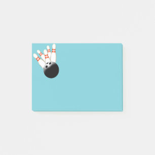 Bowlings-Post-Itanmerkungen Post-it Klebezettel