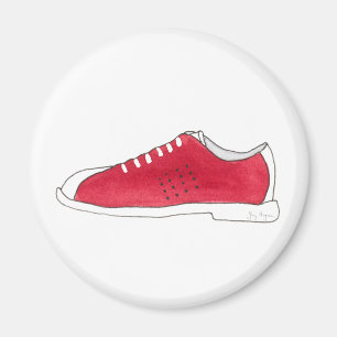 Bowlings-Schuh-Magnet Magnet