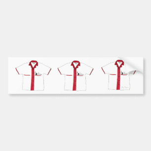 Bowlings-Shirt-Autoaufkleber Autoaufkleber