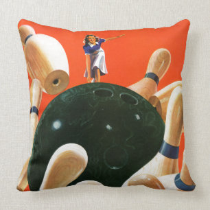 Bowlings-Streik Kissen