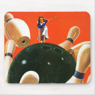 Bowlings-Streik Mousepad