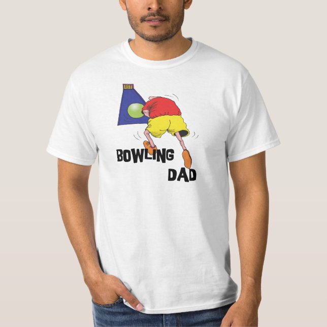 Bowlings-Vater T-Shirt (Vorderseite)