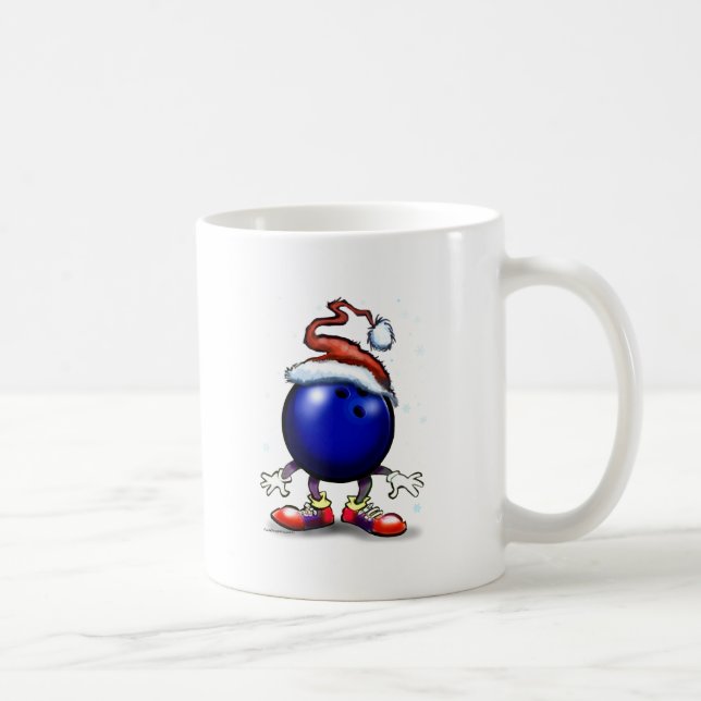 Bowlings-Weihnachten Kaffeetasse (Rechts)
