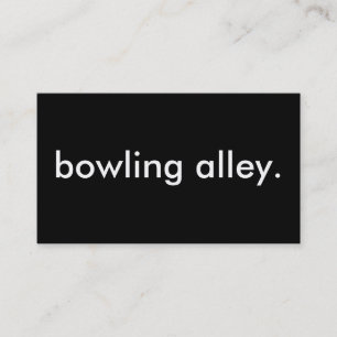 Bowlingsgasse Visitenkarte