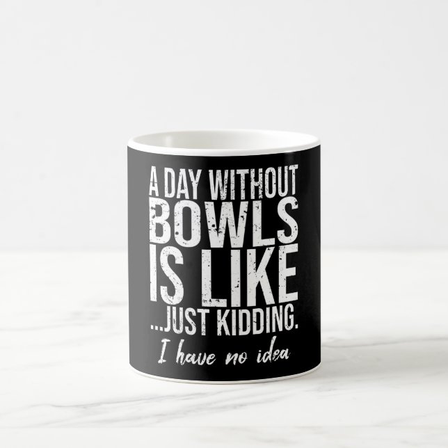 Bowls lustige Sportgeschenk-Idee Kaffeetasse (Mittel)
