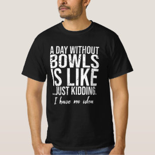 Bowls lustige Sportgeschenk-Idee T-Shirt