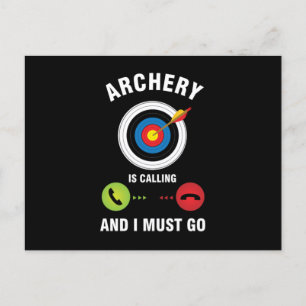 Bowman Archers Arrows Bows Target Shooting Gift Ar Postkarte
