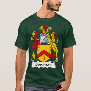 Bowman Coat of Arms Familienwappen T-Shirt