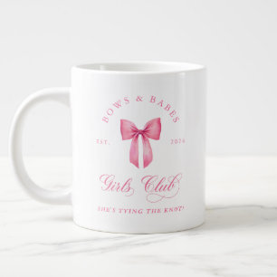 Bows and Babes Girls Club Jumbo-Tasse