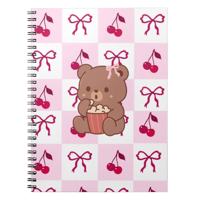Bows & Bears Notizbuch Notizblock (Vorderseite)
