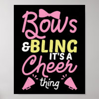 Bows & Bling Es ist eine heitere Sache Cheerleader
