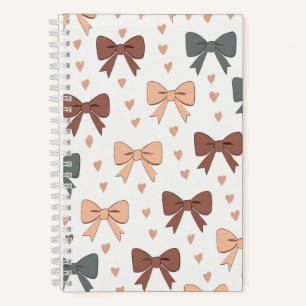 "Bows & Hearts" Coquette Daily Journal Notizbuch