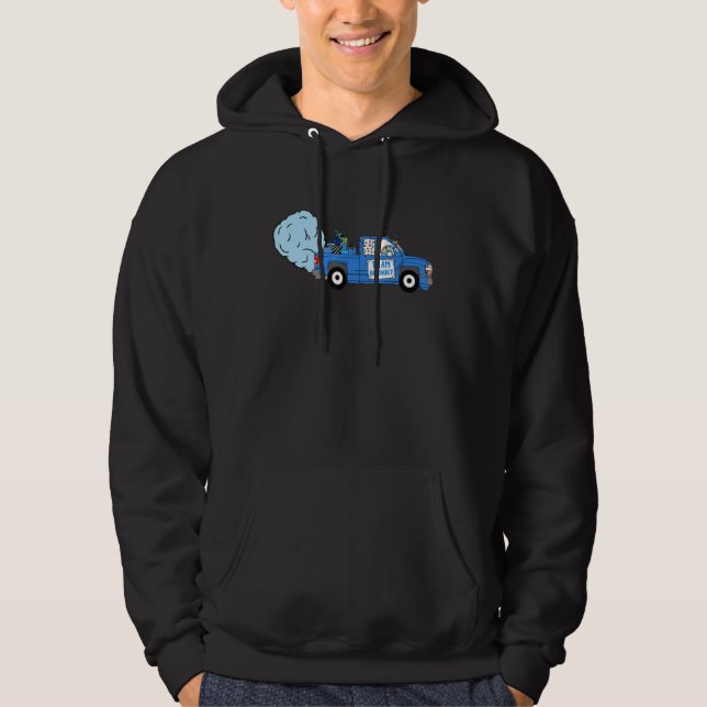 Bows oder Burnouts-Team schlägt Geschlechteroffenb Hoodie (Vorderseite)