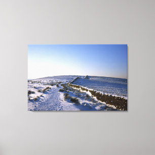 Bowstonegate Winter Holiday Card Leinwanddruck
