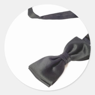Bowtie Runder Aufkleber