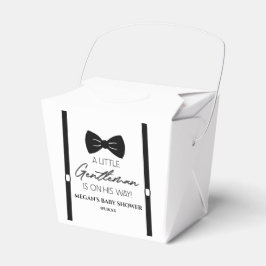 Bowtie Suspenders eine kleine Gentleman Babydusche Geschenkschachtel
