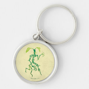 BOWTRUCKLE™ PICKETT™ Typography Graphic Schlüsselanhänger