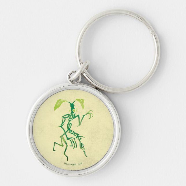 BOWTRUCKLE™ PICKETT™ Typography Graphic Schlüsselanhänger (Vorne)