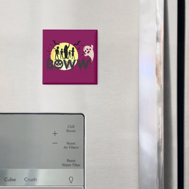 Boww! - Spookes ÜberraschungsHalloween Magnet (In Situ (Kühlschrank))