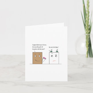 Box: Anjubiläum / Geburtstag Karte