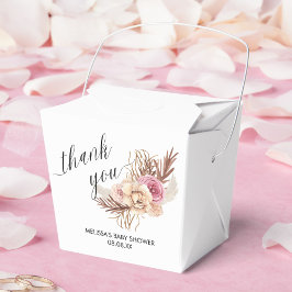 Box Boho Dusty Rose Bouquet Geschenkschachtel