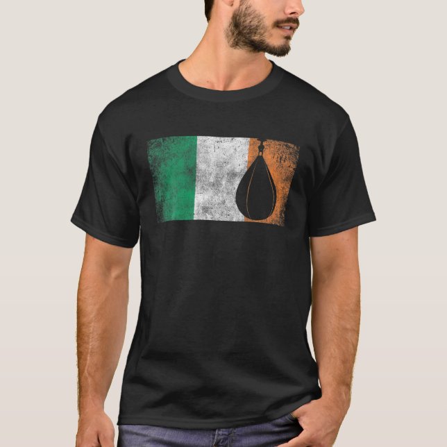 Box Boxer Boxing Geschenk St. Patrick's Day Irish  T-Shirt (Vorderseite)