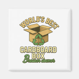 Box Breakfast Downer Funny Öko Magnet