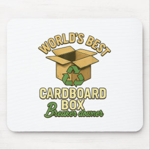 Box Breakfast Downer Funny Öko Mousepad