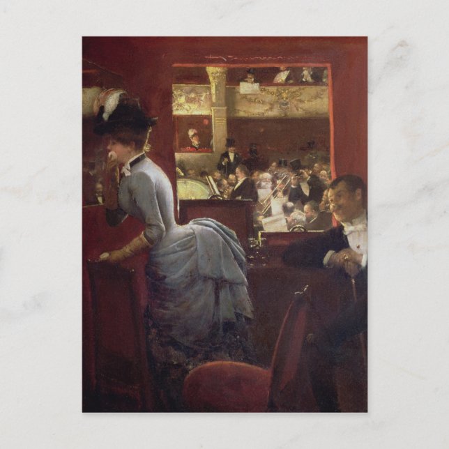 Box by the Stalls, c.1883 Postkarte (Vorderseite)