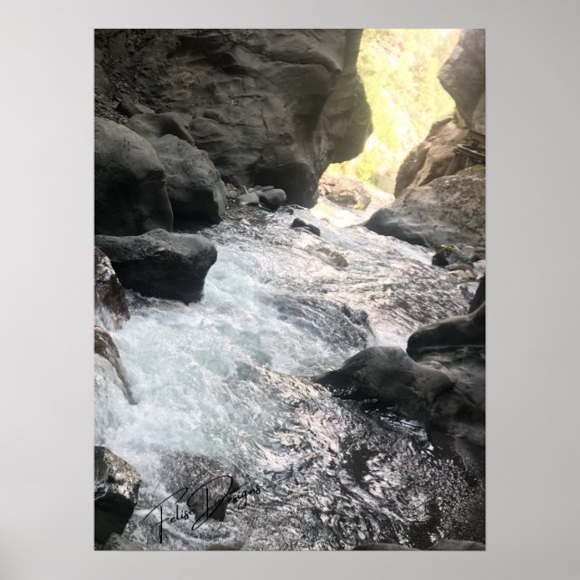 Box Canyon Cave, Ouray Colorado Poster (Vorne)