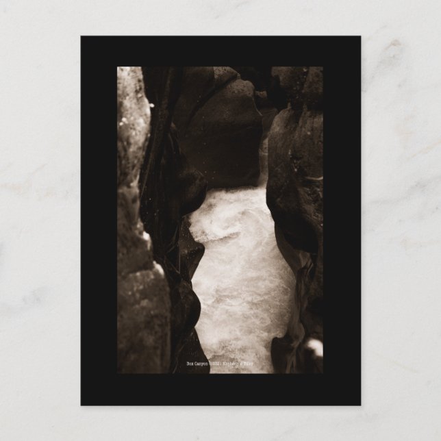 Box Canyon Postkarte (Vorderseite)