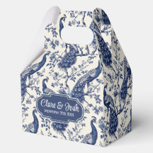 Box Chinoiserie Style Peacock Thema Gastgeschenk H