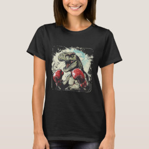 Box-Dinosaur Boxer T-Rex Kickboxen Dino Boxen T-Shirt