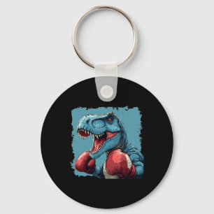 Box-Dinosaurier-Kostüm für Sport-Boxer-Fans Schlüsselanhänger