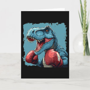 Box-Dinosaurier-Kostüm für Sport-Boxer-Liebhaber  Karte