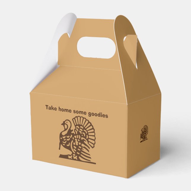 Box "Erntedank Turkey" Geschenkschachtel (Vorderseite)