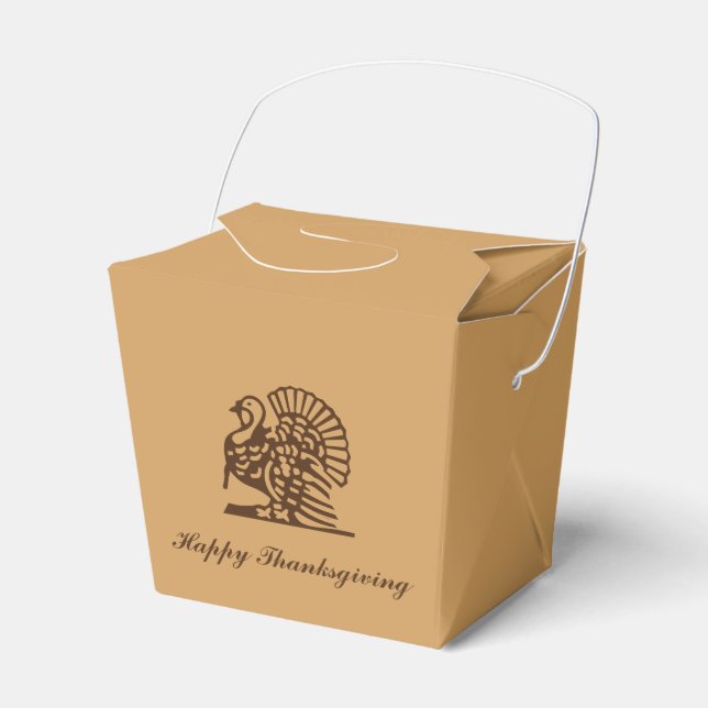 Box "Erntedank Turkey" Geschenkschachtel (Vorderseite)
