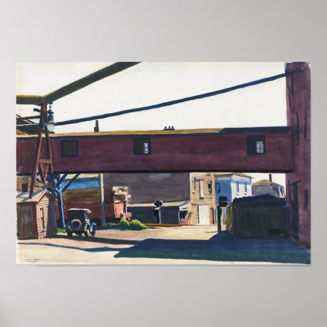 Box Factory, Gloucester | Edward Hopper | Poster (Vorne)